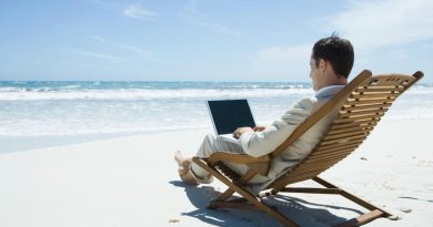 trading online, vivere con il trading, trading in spiaggia